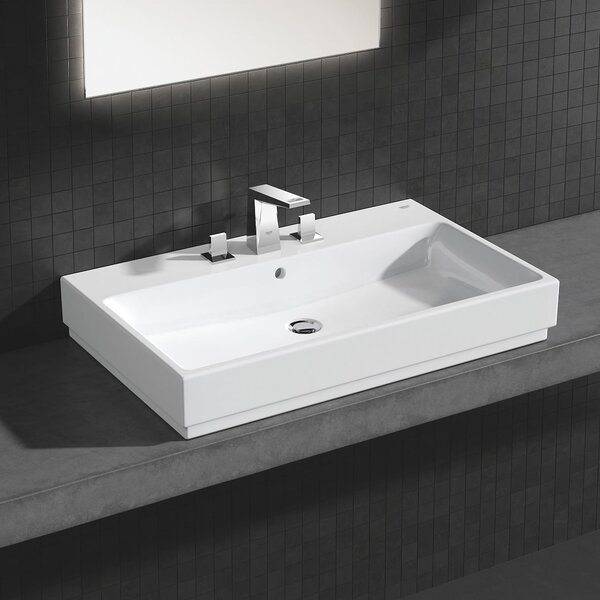 Grohe Cube Ceramic lavoar 80x49 cm dreptunghiular de blat alb luciu 3947600H
