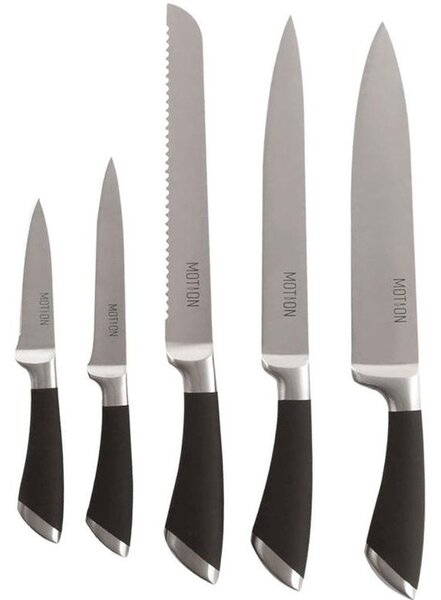 Cuţite de bucătărie din inox MOTION, set 5 buc