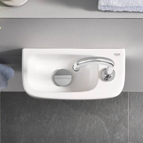 Grohe Euro Ceramic lavoar 37x18 cm semicircular clasică alb luciu 39327000