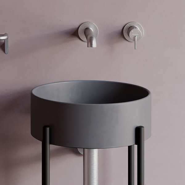 Deante Silia lavoar 36x36 cm rotund de blat antracit mat CQS_TU4S