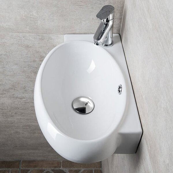 Sapho Small lavoar 43x28.5 cm clasică alb luciu AR498