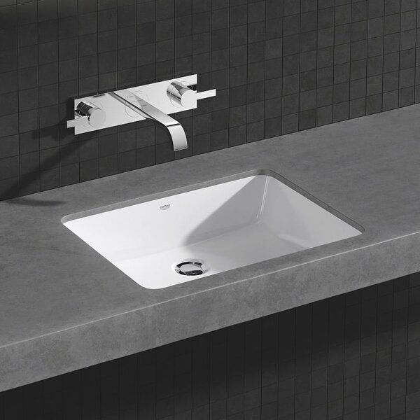 Grohe Cube Ceramic lavoar 50x38 cm dreptunghiular sub blat alb luciu 3948000H