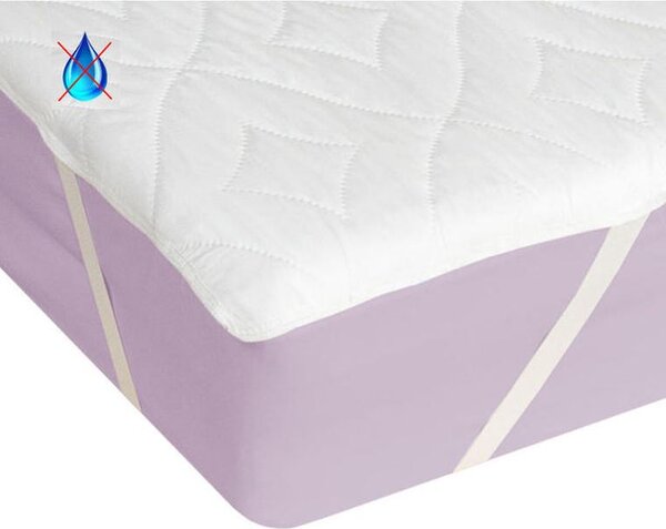 Protecţie matlasată pentru saltea, impermeabilă, acoperire parţială 80 x 200 cm
