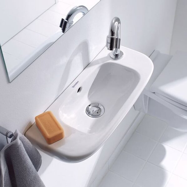 Duravit D-Code lavoar 50x22 cm semicircular clasică alb luciu 07065000082