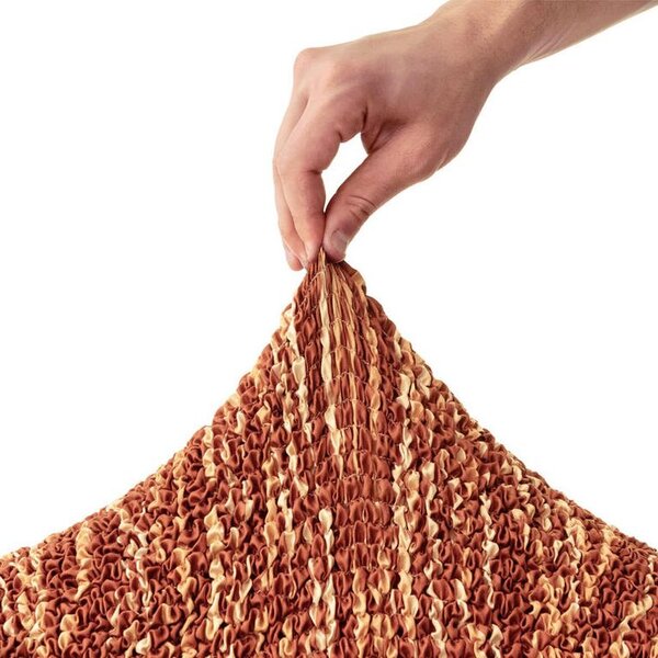 Huse bielastice UNIVERSO NOU dungi cărămizii fotoliu cu manere de lemn (l. 40 - 70 cm)