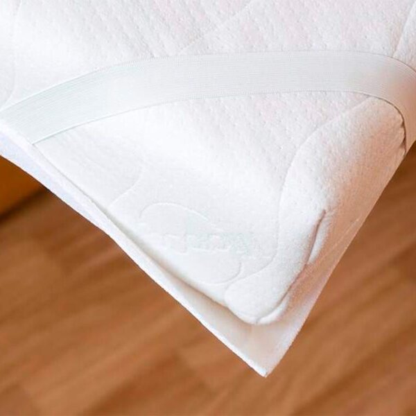 Protecţie impermeabilă pentru saltea din frotir alb 80 x 200 cm