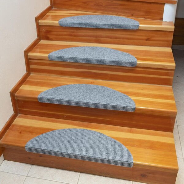 Preş pentru scări QUICKSTEP semicerc gri set 2 buc