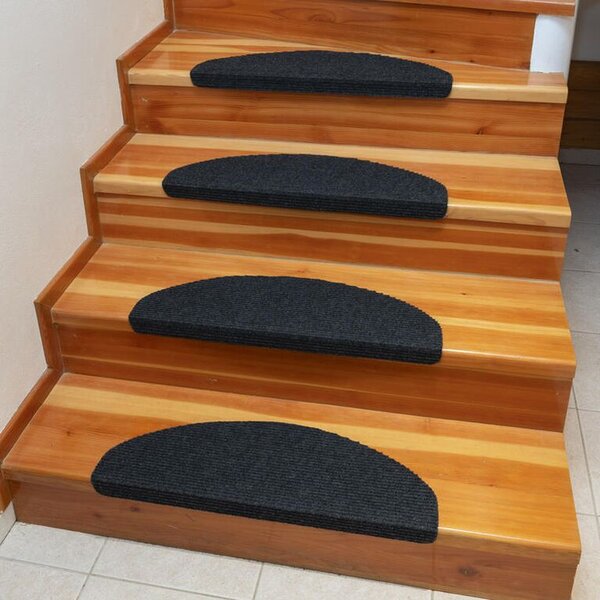 Preş pentru scări QUICKSTEP semicerc antracit set 10 buc