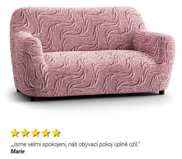 Huse bielastice BRILLANTE bordo colţar (l. 350 - 530 cm)