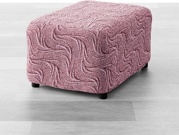 Huse bielastice BRILLANTE bordo taburet (40 x 40 x 40 cm)