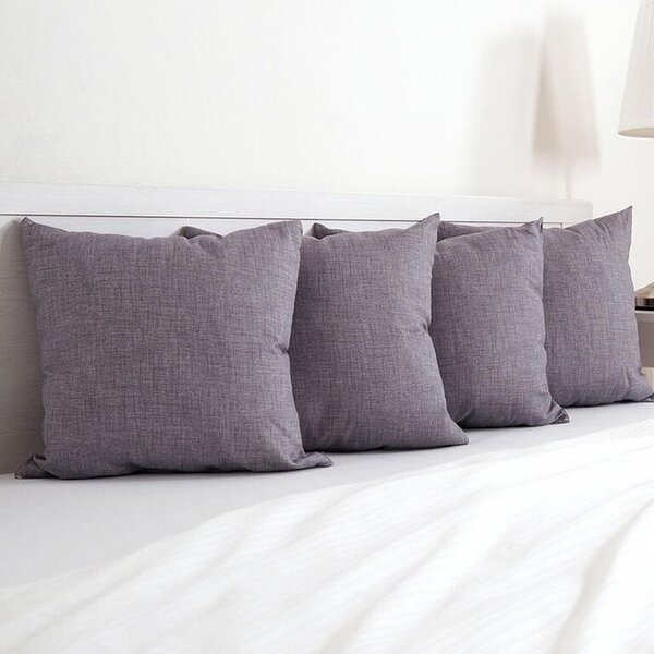 Pernuță decorativă BESSY 45 x 45 cm gri set 2 buc