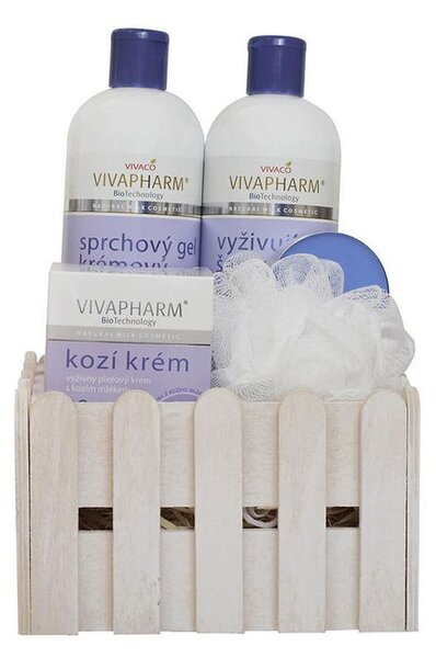 Coş cadou cosmetice cu lapte de capră