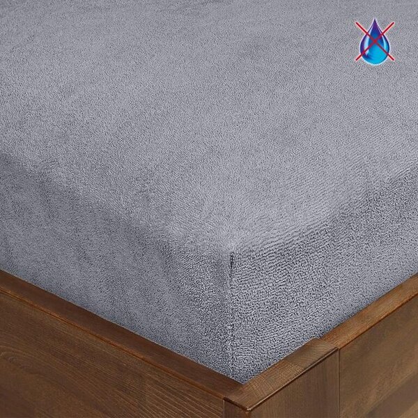 Cearceaf impermeabil FROTIR, gri 90 x 200 cm
