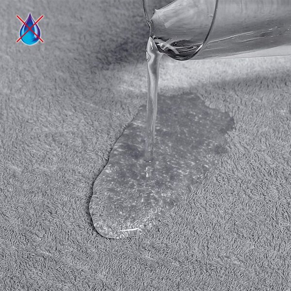 Cearceaf impermeabil FROTIR, gri 90 x 200 cm