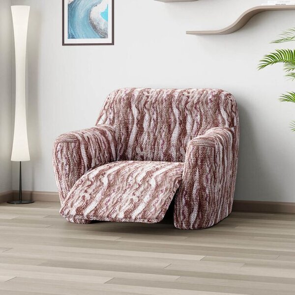 Huse bielastice OCEANO NOU bordo-maroniu fotoliu de relaxare (l. 70 - 90 cm)