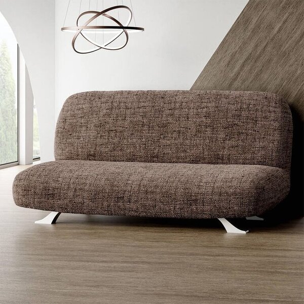 Huse bielastice VITTORIA maro 2fotoliu cu manere de lemn (l. 80 -140 cm)