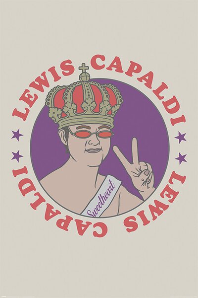 Poster Lewis Capaldi - Sweetheart, (61 x 91.5 cm)