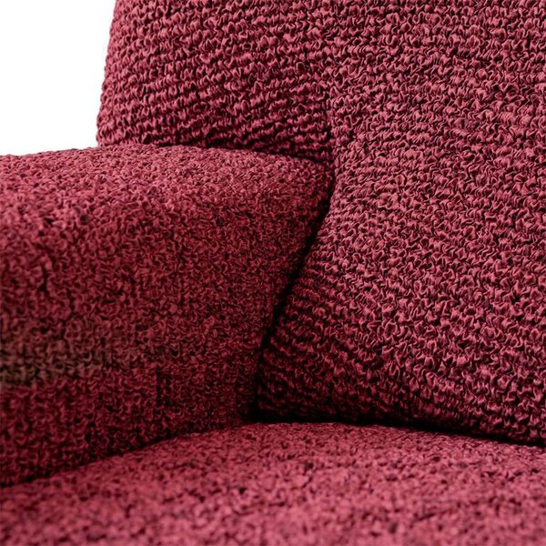 Huse bielastice VITTORIA bordo fotoliu cu manere de lemn (l. 40 - 70 cm)