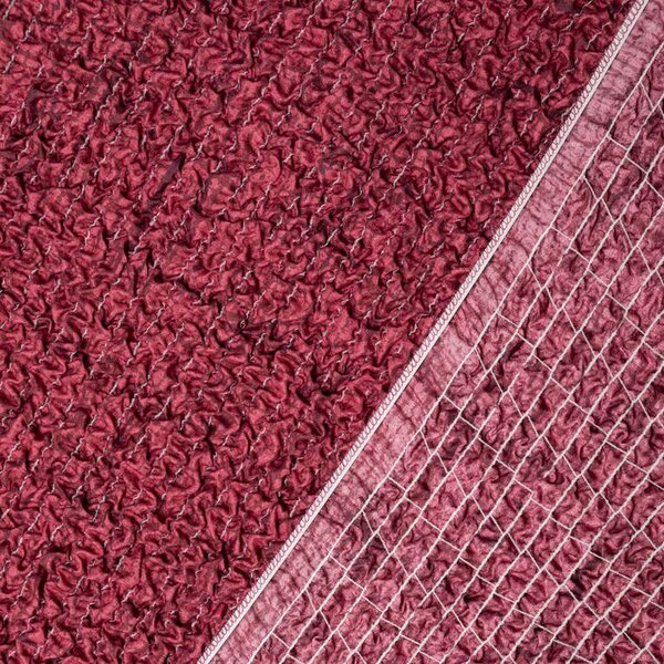 Huse bielastice VITTORIA bordo fotoliu cu manere de lemn (l. 40 - 70 cm)