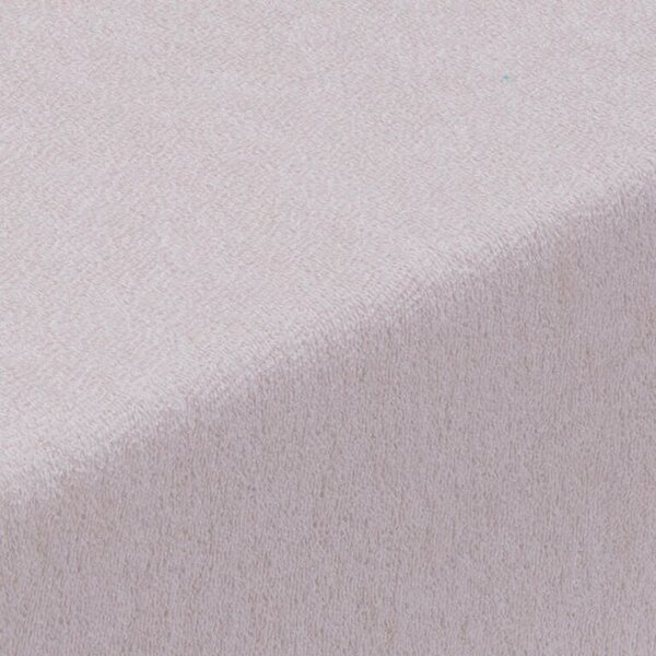 Cearşaf cu elastic frotir EXCLUSIVE culoarea cafelei 90 x 200 cm
