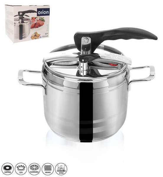 Oală sub presiune din inox PROFI 3,5 l înalt