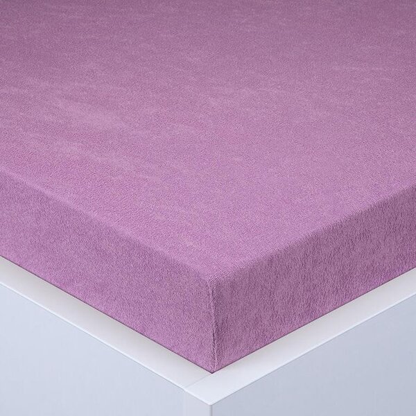 Cearşaf cu elastic frotir EXCLUSIVE violet 90 x 200 cm