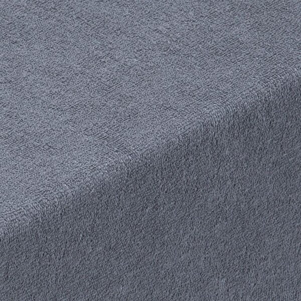 Cearşaf cu elastic frotir EXCLUSIVE antracit 90 x 200 cm