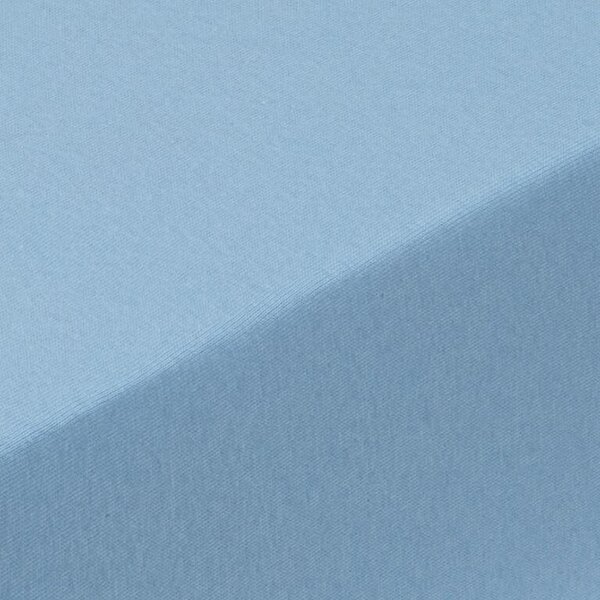 Cearşaf cu elastic jersey EXCLUSIVE albastru ceresc 90 x 200 cm