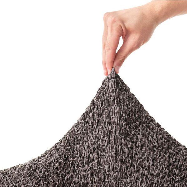 Huse bielastice MARMO maro fotoliu clasic (l. 60 - 110 cm)