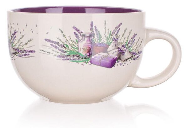 Cană ceramică jumbo LAVENDER, 660 ml