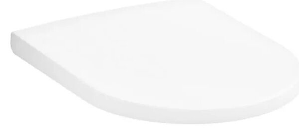 Set vas WC suspendat cu capac Hansgrohe, EluPura S, cu spălare AquaFall Flush, 54x36 cm, alb