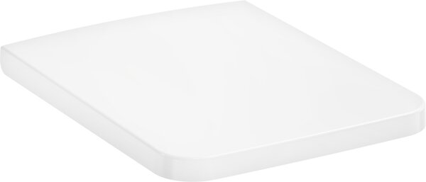 Set vas WC suspendat cu capac Hansgrohe, EluPura Q, cu spălare AquaFall Flush, 54x36 cm, alb
