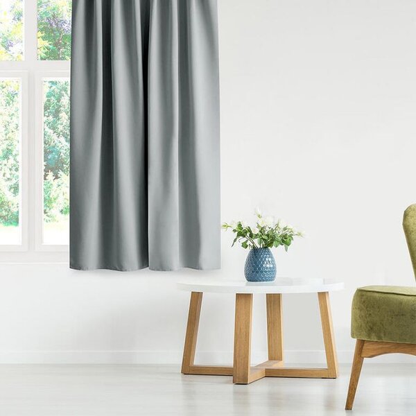 Draperie groasă blackout RESTILO argint 140 x 245 cm 1 buc