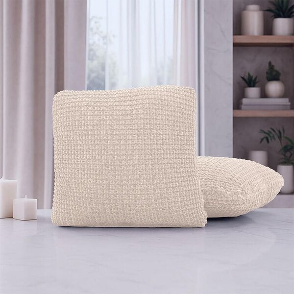 Huse super elastice RUBINIA smântânii feţe de pernă 2 buc (40 x 40 cm)