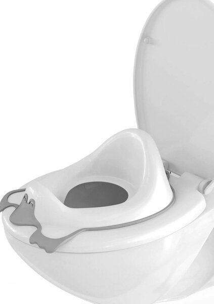 Aqualine Scaun toaleta pentru copii Aqualine, DUCK, gri, 366420