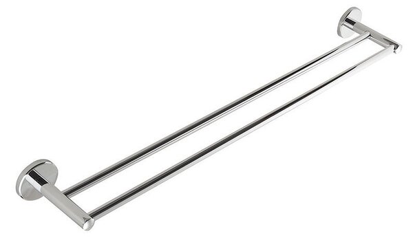 Aqualine Aqualine, suport dublu pentru prosoape SAMBA 600mm, crom, SB111