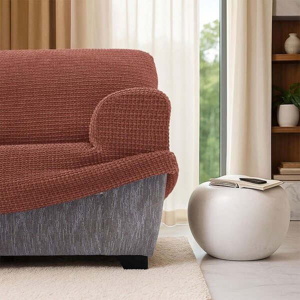 Huse super elastice RUBINIA cărămizii feţe de pernă 2 buc (40 x 40 cm)