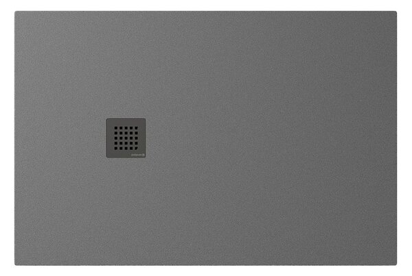 Polysan Polysan, cadă de duș TRENECA din marmură turnată cu posibilitate de reglare a dimensiunii 120x80cm, gri mat, 84302.31