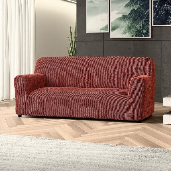 Huse bielastice COSTINA culoarea cupru fotoliu triplu (l. 170 - 220 cm)
