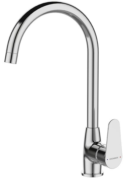 Kuchinox Fresno, baterie înaltă pentru chiuvetă cu braț în formă de U, cromată, LAV-BQF_068D