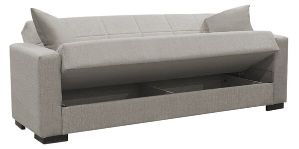Canapea Extensibila 3 Locuri Vox, gri deschis, 214x83x82 cm