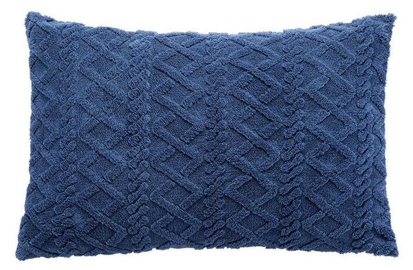 Set de 2 feţe pernă INVERNO albastru închis 50 x 70 cm