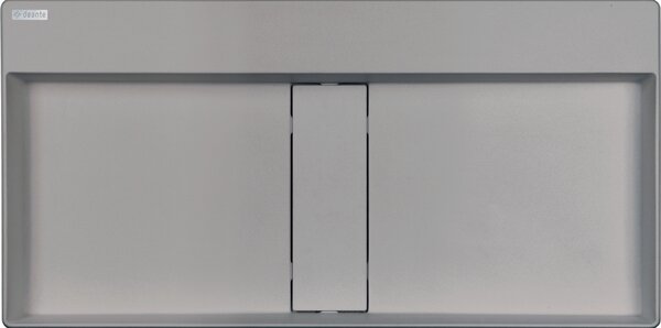 Deante Blur, lavoar blat granit 800x400x120 mm, gri metalic, DEA-CQB_SU8S
