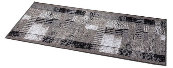 Covor runner Patchwork gri 67 x 150 cm
