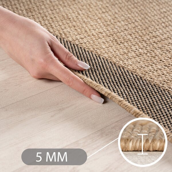 Covor traversa Timber V2 Bej, 80 x 150 cm