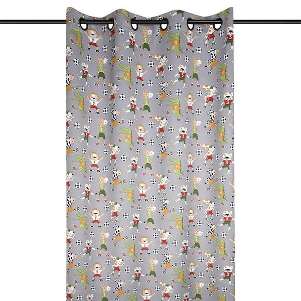 Draperie BLACKOUT FOTBAL, gri, 140 x 260 cm 1 buc