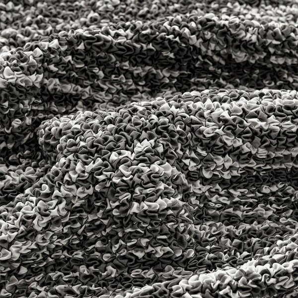 Huse bielastice UNIVERSO NOU dungi alb-negru fotoliu clasic (l. 60 - 110 cm)