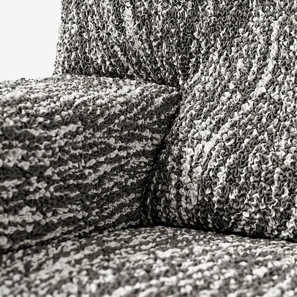 Huse bielastice UNIVERSO NOU dungi alb-negru fotoliu clasic (l. 60 - 110 cm)