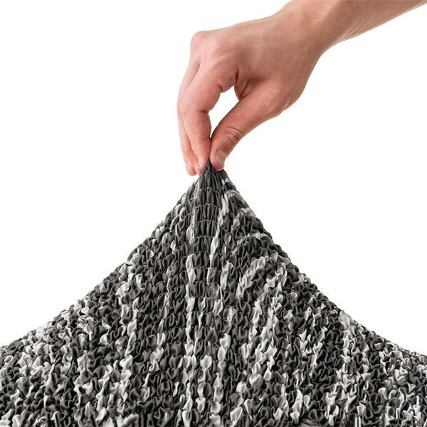 Huse bielastice UNIVERSO NOU dungi alb-negru fotoliu clasic (l. 60 - 110 cm)