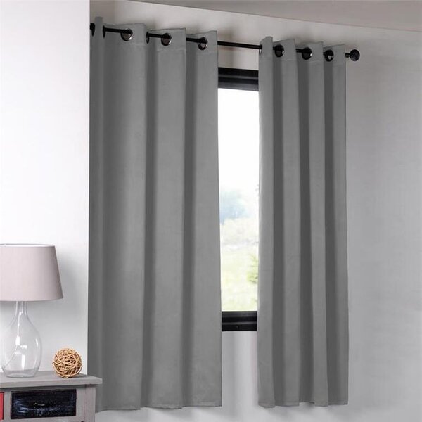 Draperie groasă blackout NOTTE gri 135 x 180 cm 1 buc